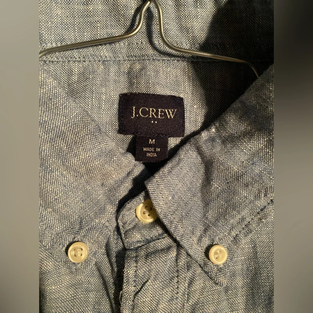 *NEVER WORN* J. Crew Mens Button Down Short-Sleeve Shirt | Color: Blue | Size: M